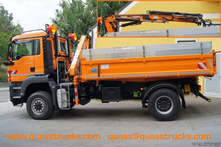 Lastbilsmonterad kran MAN TGS 18.320 BL 4x4 / ATLAS 65.2 / MEILLER-Kipper