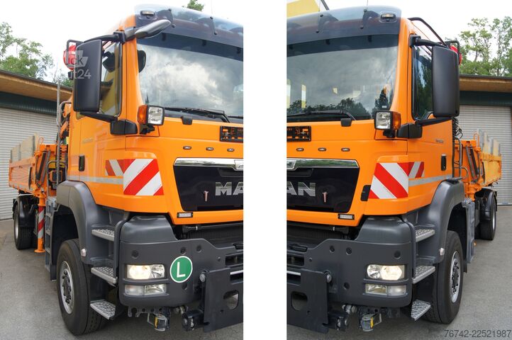 Lastbilsmonterad kran MAN TGS 18.320 BL 4x4 / ATLAS 65.2 / MEILLER-Kipper