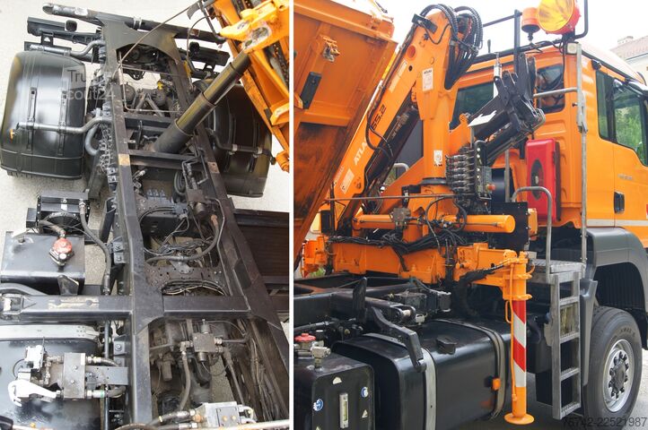 Lastbilsmonterad kran MAN TGS 18.320 BL 4x4 / ATLAS 65.2 / MEILLER-Kipper