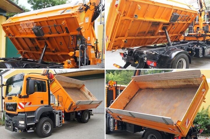 Lastbilsmonterad kran MAN TGS 18.320 BL 4x4 / ATLAS 65.2 / MEILLER-Kipper