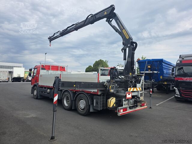 LKW mit Pritsche (offen) RENAULAT D WIDE 430 6x2 Palfinger PK 14.501K SLD5