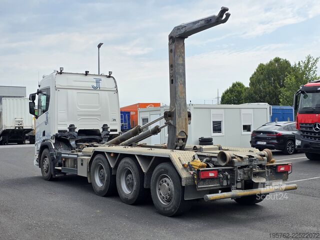 Tovornjak s kavljem za kontejnerje SCANIA R540 8x4 Lenk/Lift MEILLER Abrollkipper