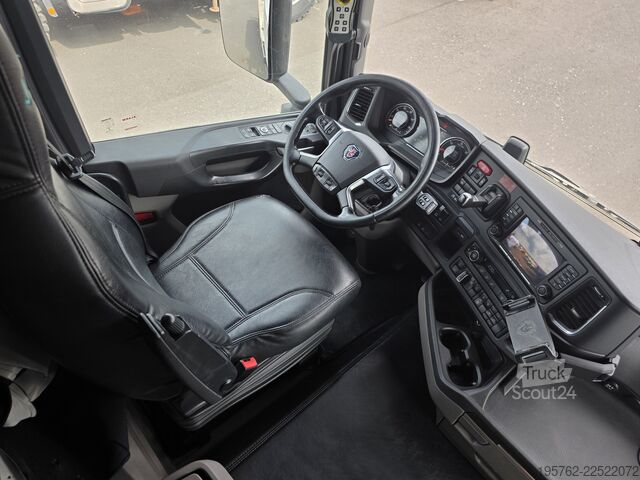 Tovornjak s kavljem za kontejnerje SCANIA R540 8x4 Lenk/Lift MEILLER Abrollkipper