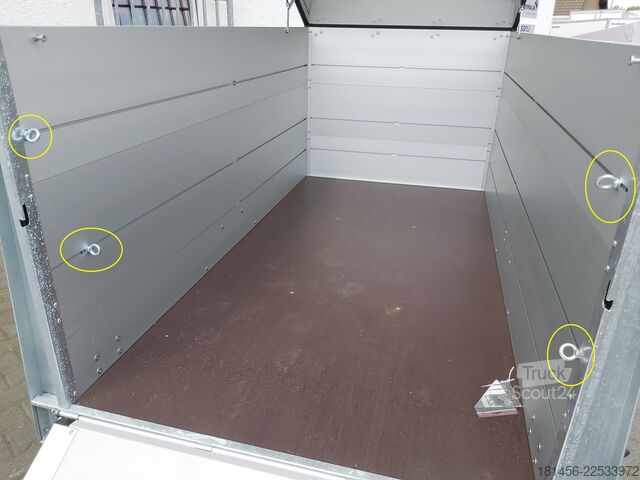 Autotraileri Anssems GTB 1200 VT 2 251x128x118cm verfügbar abschließbar belastbarer Aludeckel bis 100kg