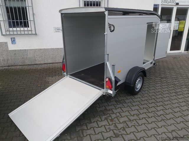 Gesloten opbouw Cheval Liberté Roadster Sport C 255 Aluminium Seitenwände Seitentür Heckrampe 1300kg gebremst direkt
