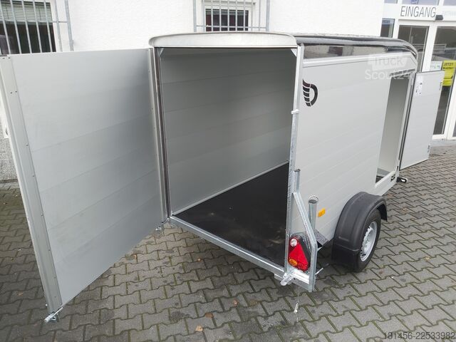 Gesloten opbouw Cheval Liberté Roadster Sport C 255 Aluminium Seitenwände Seitentür Heckrampe 1300kg gebremst direkt