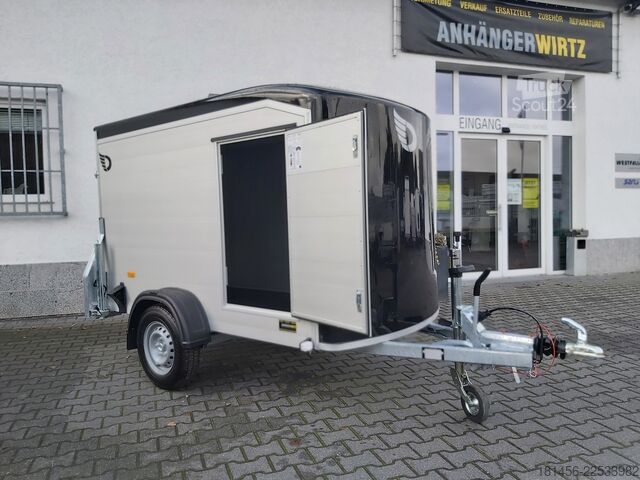 Gesloten opbouw Cheval Liberté Roadster Sport C 255 Aluminium Seitenwände Seitentür Heckrampe 1300kg gebremst direkt
