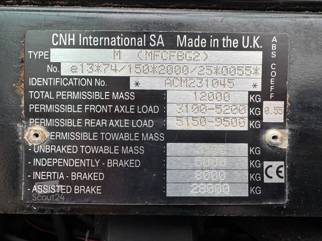 Camião-cisterna de vácuo Case MXM190 / Samson Vacuum Cleaner 8000 L