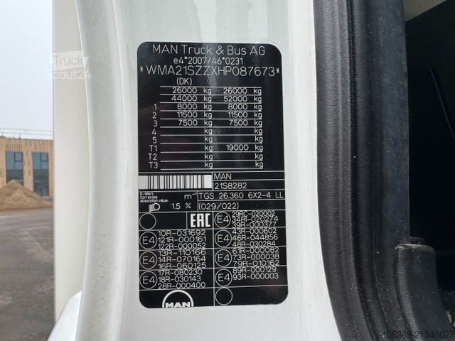 Kühlkoffer-LKW MAN TGS 26.360 6x2*4 Carrier Supra 1250 Mt