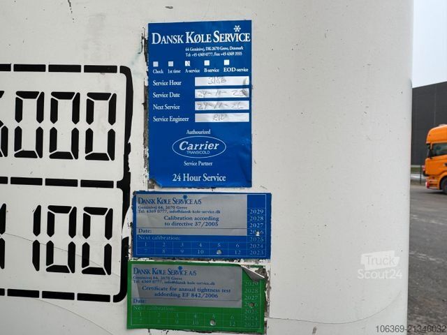 Chłodnia (samochód ciężarowy) MAN TGM 26.340 6x2*4 Euro 6 Chereau / Carrier 9.8 m