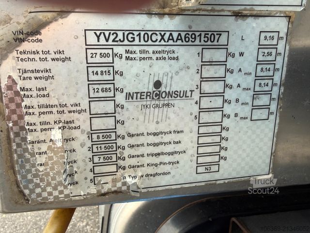 Wywrotka próżniowa VOLVO FM 420 6x2*4 EEV Interconsult 12.700 l Stainless