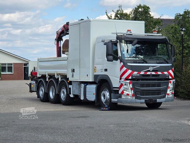 Wywrotka z dźwigiem Volvo FM420 2x KRAAN/KIPPER EURO6!!2030 ZERO EMISSIE!...