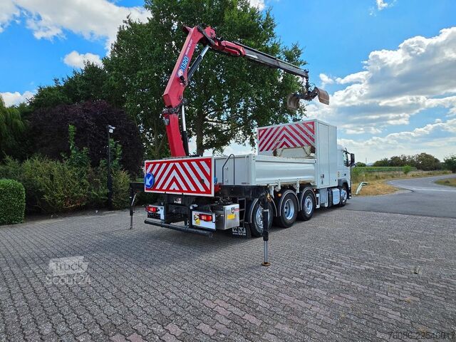 Wywrotka z dźwigiem Volvo FM420 2x KRAAN/KIPPER EURO6!!2030 ZERO EMISSIE!...