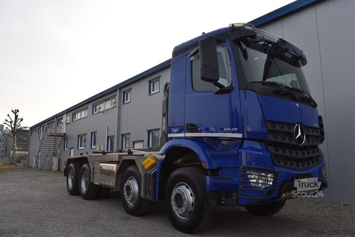 Camion benne à bras amovible MERCEDES-BENZ Arocs 3248 E6 8x4 Retarder AHK
