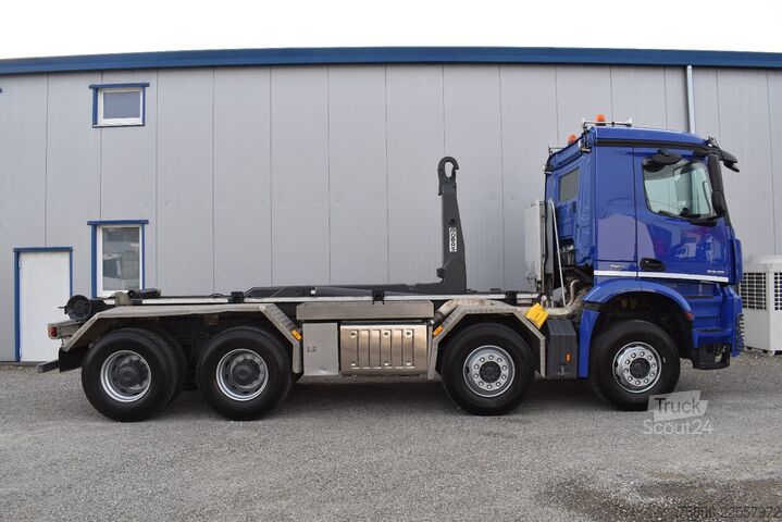 Camion benne à bras amovible MERCEDES-BENZ Arocs 3248 E6 8x4 Retarder AHK