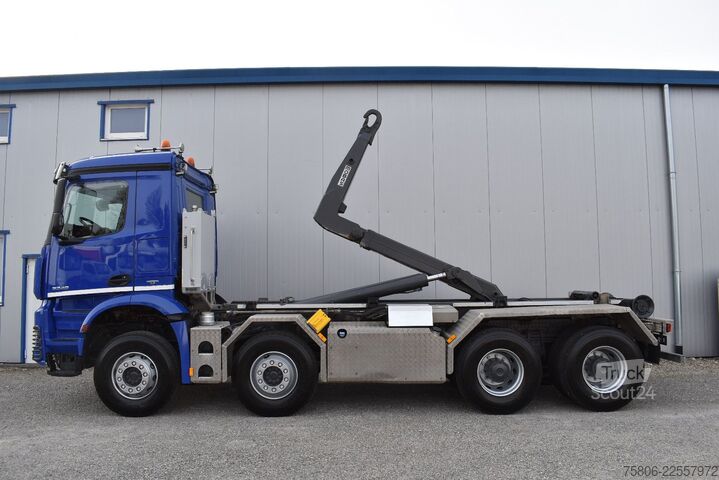 Camion benne à bras amovible MERCEDES-BENZ Arocs 3248 E6 8x4 Retarder AHK