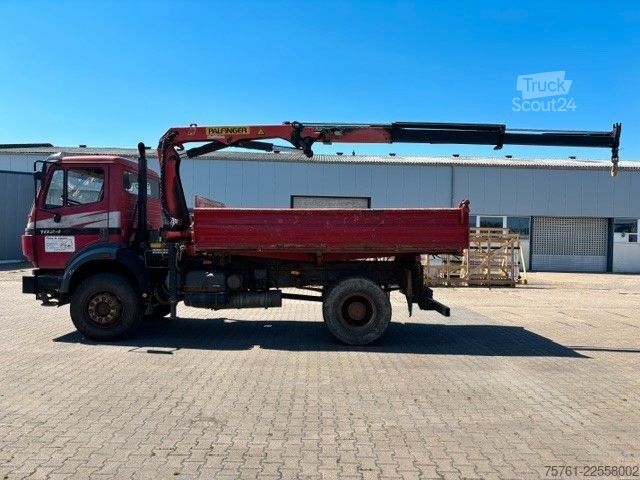 Kipper LKW MERCEDES-BENZ 1824 AK  Kipper Kran
