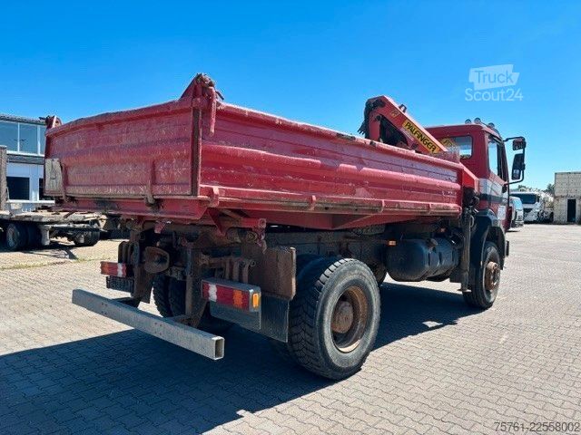 Kipper LKW MERCEDES-BENZ 1824 AK  Kipper Kran