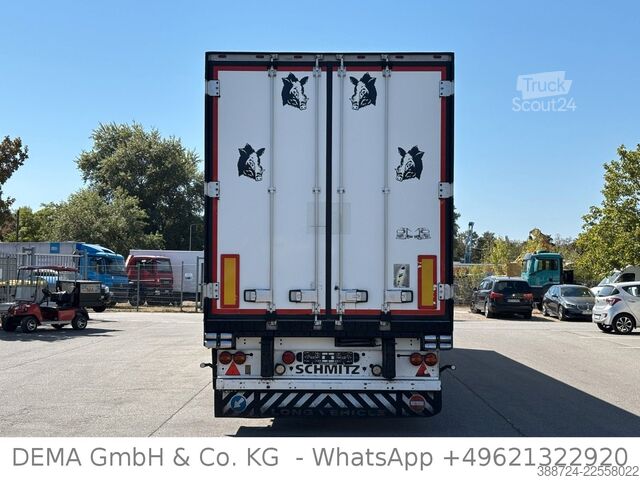 Ψυκτικός ημιρυμουλκούμενος SCHMITZ CARGOBULL SCB/S3B*Liftachse*TÜV* 5 Rohrbahnen*Carrier I950