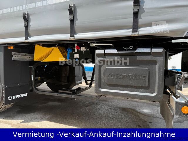 Atvērta puspiekabe ar tentu KRONE Profi Liner SDP 27 ELB 4-CS-SAF-