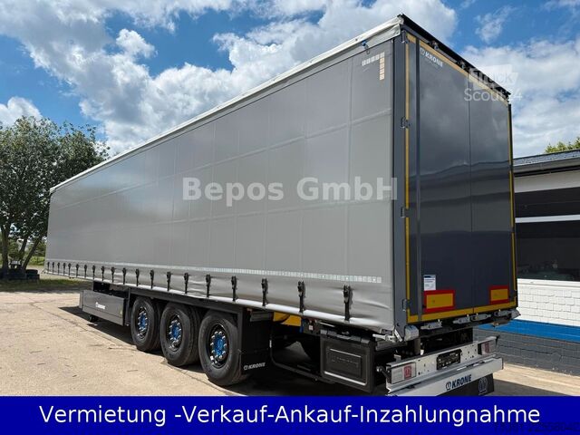 Atvērta puspiekabe ar tentu KRONE Profi Liner SDP 27 ELB 4-CS-SAF-