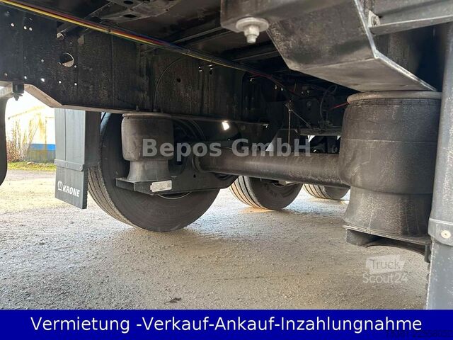 Atvērta puspiekabe ar tentu KRONE SD - Profi Liner-PK-SAF-Bordwandsieder-Rungen