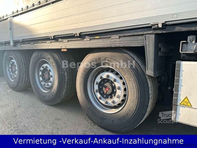 Atvērta puspiekabe ar tentu KRONE SD - Profi Liner-PK-SAF-Bordwandsieder-Rungen