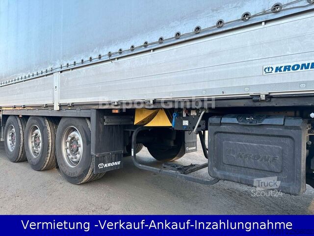 Atvērta puspiekabe ar tentu KRONE SD - Profi Liner-PK-SAF-Bordwandsieder-Rungen