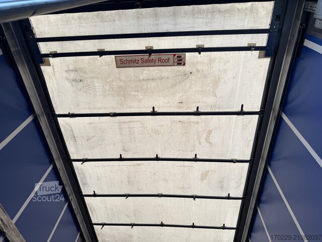 Auflieger mit Pritsche & Plane SCHMITZ 