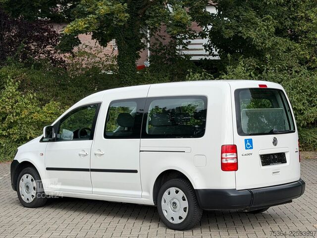 Microbuz VW Caddy Maxi 1.6 Tdi 5 Sitze Rollstuhlrampe Klima