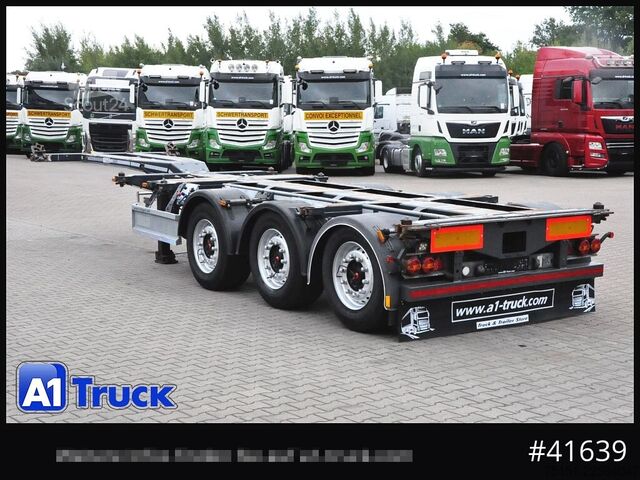 Keitimo kėbulo puspriekabė D-TEC VCC-01, Multi Chassi, 2 x Liftachse, Mittellausschub