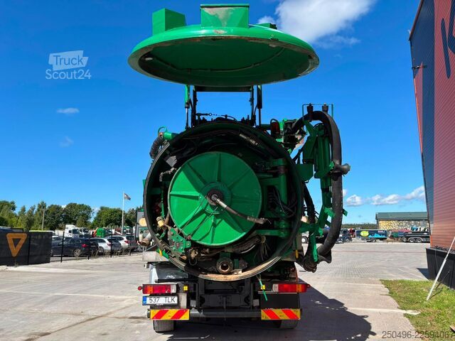 Camion aspirateur Scania P 124 6x2*4 ADR Rolba TANK 8000 l + 8000 l / VA...