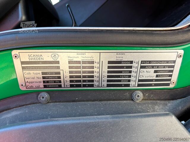 Støvsugerbil Scania P 124 6x2*4 ADR Rolba TANK 8000 l + 8000 l / VA...