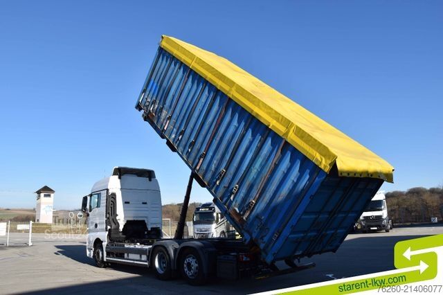 Lastbil med utbytbar kaross MAN TGX 26.500 6x2 Kipp-WAB Retarder Standklima