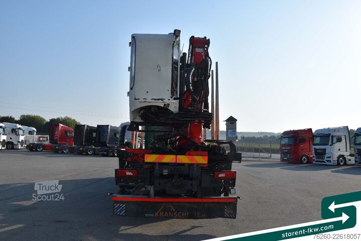 Kamion za izvlačenje drveta SCANIA R580 V8 6x4 Palfinger Kabinenkran Epsilon Ret.