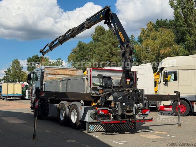 شاحنة قلابة MAN TGX 33.500 6x4 Kipper Kran PK19.001 Funk Greifer