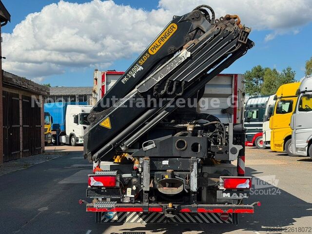 شاحنة قلابة MAN TGX 33.500 6x4 Kipper Kran PK19.001 Funk Greifer