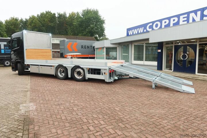 Transportador de coches Scania R 500 6x2 Blackline Machine transporter