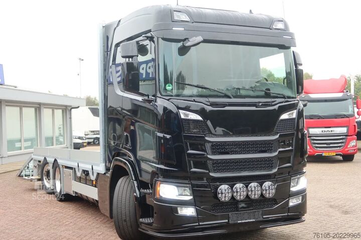 Transportador de coches Scania R 500 6x2 Blackline Machine transporter