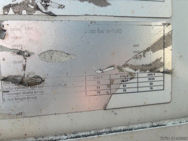 Sættevogn med walking floor KRAKER CF 200  92 cbm