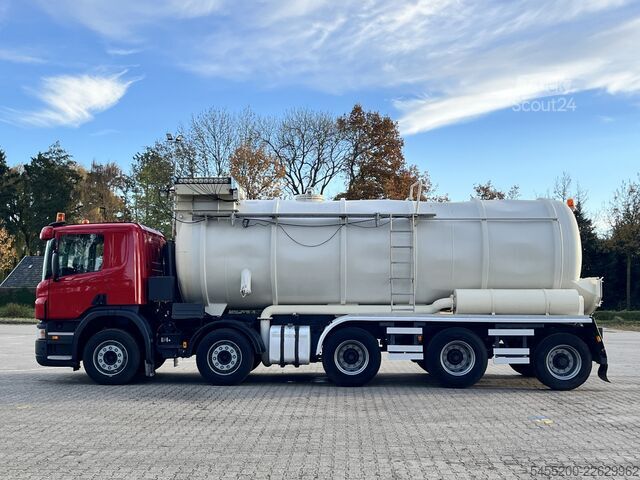 Damperli kamyon Scania P380 CB 10X4 Vacuum + Pressure Kipper Tipper