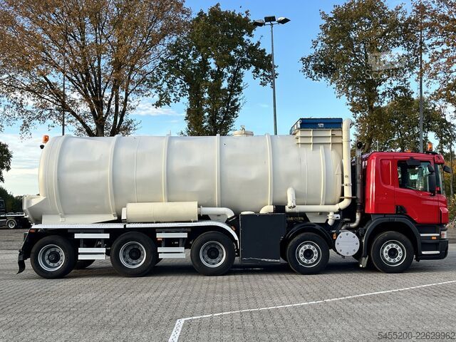 Damperli kamyon Scania P380 CB 10X4 Vacuum + Pressure Kipper Tipper