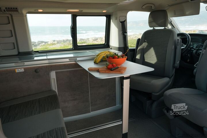 Фургон с ящиками Volkswagen California Camper | 2 Betten 4 Schlafplätze | Küchenzeile + Dachbett