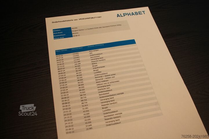 Break cu acoperiș înalt Peugeot Partner 1.2 PT 110PK Benzine! EURO 6 - Airco - ...