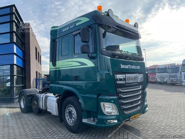 Tracteur standard DAF XF 480 FTP PTO / Tipper + Walking Floor Hydraul...