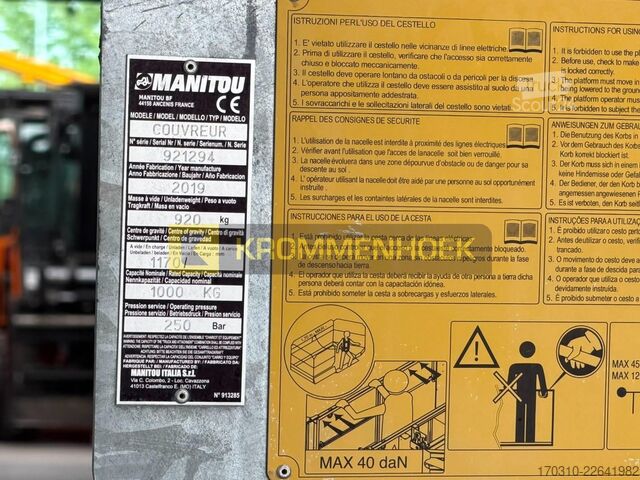 Chariot télescopique Manitou PSR 2400 / 1000 3P