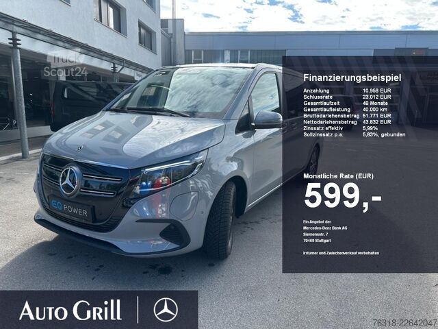 Мікроавтобус Mercedes-Benz EQV 300 lang Leder elek. Türen Alpingrau 2xklima