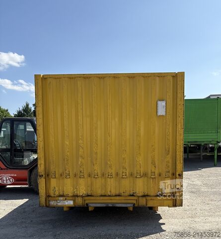 Değiştirilebilir gövde açık Krone Baustoff Wechselbrücke 7,45m Türen