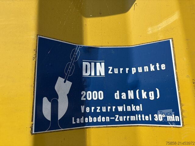 Değiştirilebilir gövde açık Krone Baustoff Wechselbrücke 7,45m Türen