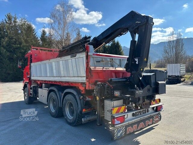 Driezijdige kipper MAN TGS 33.500 Kipper+HIAB 232-5